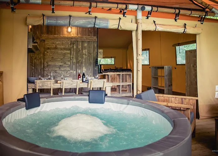 Tente Insolite Jacuzzi Privatif En Pleine Nature Luxussátor *