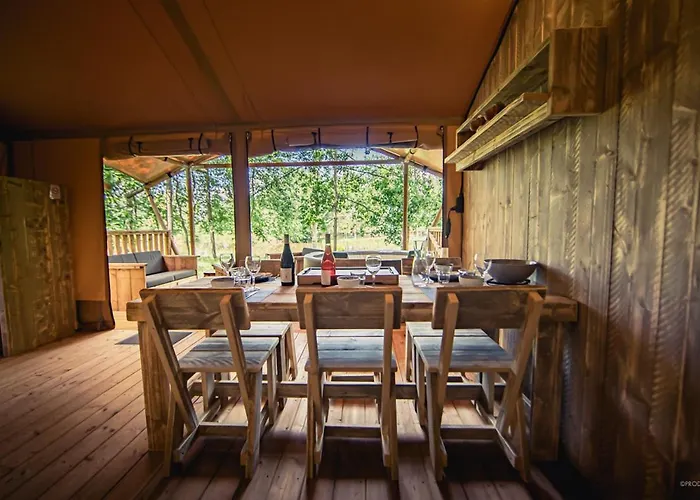 Luxussátor Tente Insolite Jacuzzi Privatif En Pleine Nature