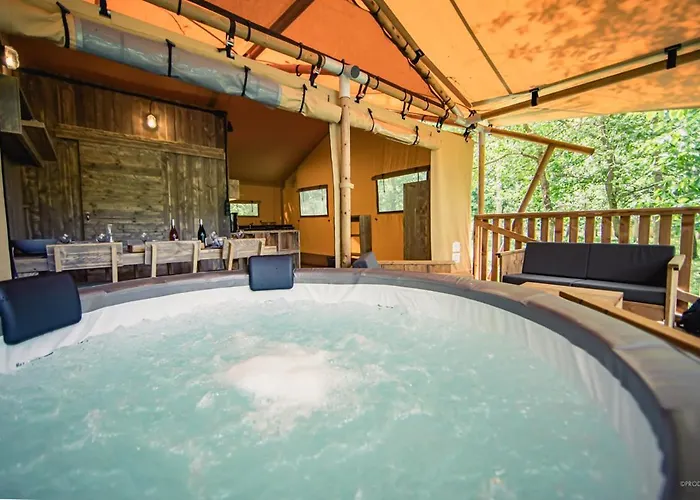 Tente Insolite Jacuzzi Privatif En Pleine Nature * Thiel-sur-Acolin
